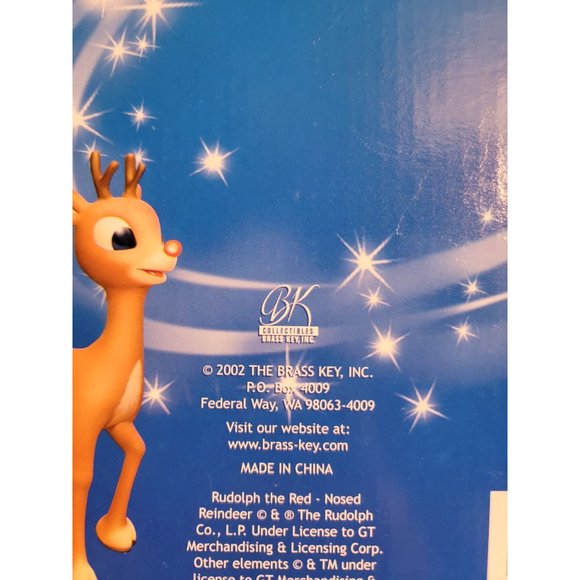 Rudolph the Red-Nosed Reindeer 50 count light set blue white 2002 - Picture 4 of 4